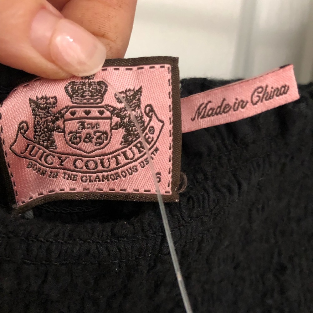 Juicy Couture smocked eyelet babydoll dress S - Picture 3 of 5